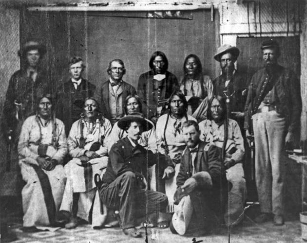 Cheyenne and Arapaho chiefs gathered