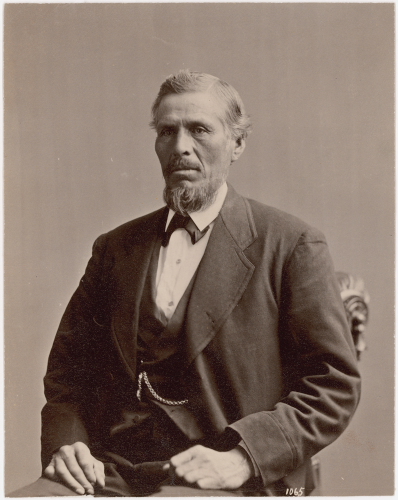 Lyman P. Fowler, member of an 1875 or 1876 Stock-bridge and Munsee delegation to Washington, D.C.