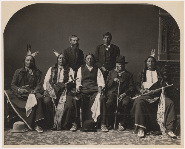 Lakota delegation of Spotted Tail (Sinte Gleska) to Washington, D.C., 1880