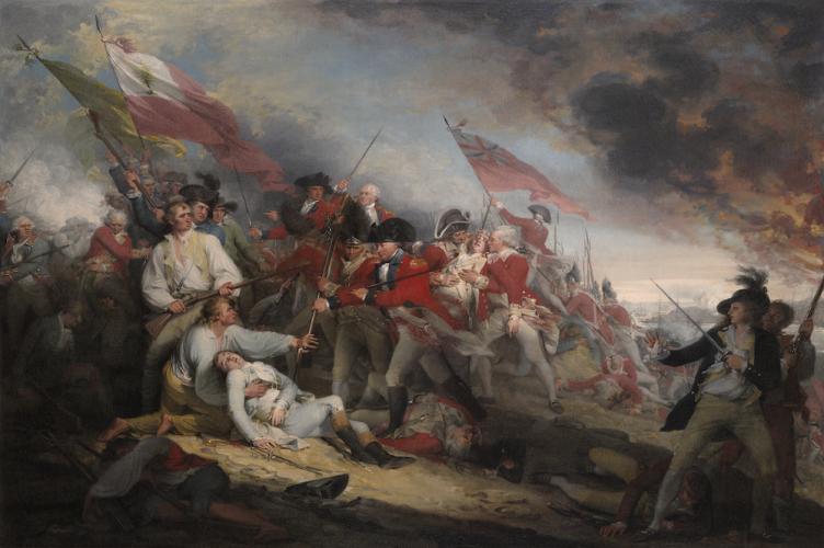 The Death of General Warren at the Battle of Bunker’s Hill, June 17, 1775.