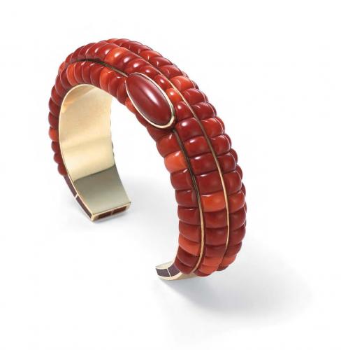 Coral Corn Bracelet