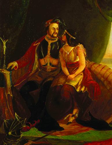 John Rolfe and Pocahontas