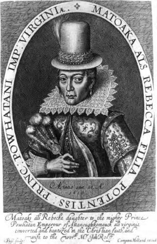 Matoaka als Rebecca