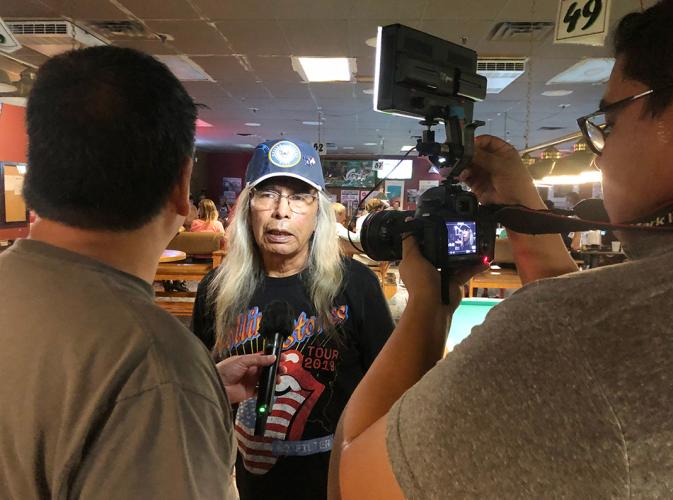 KYNR 1490 AM radio host Reggie George (Yakama Nation)