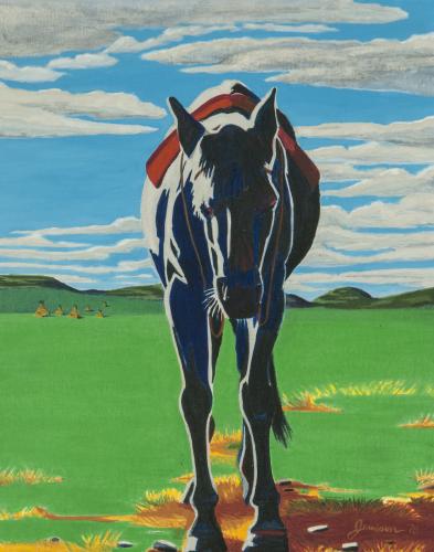 “Riderless Horse,” G. Peter Jemison