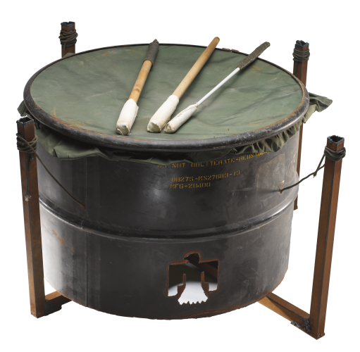 Drum and drumsticks