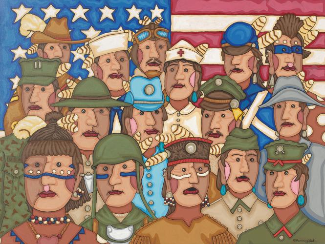 Veterans painting