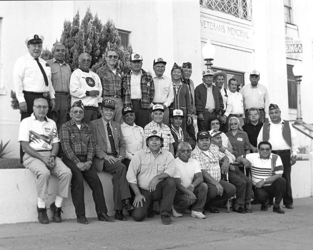 A group of veterans reunited after years apart.
